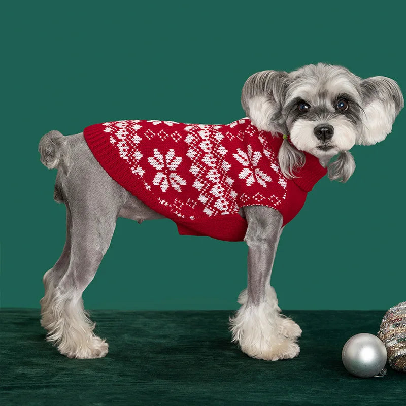 Christmas Knitted Pet Sweater – Warm Festive Outfit for Cats & Dogs | PawFair