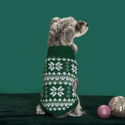Christmas Knitted Pet Sweater – Warm Festive Outfit for Cats & Dogs | PawFair