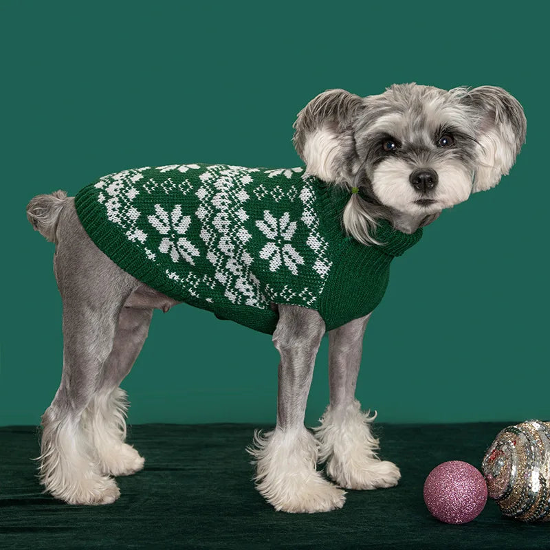 Christmas Knitted Pet Sweater – Warm Festive Outfit for Cats & Dogs | PawFair